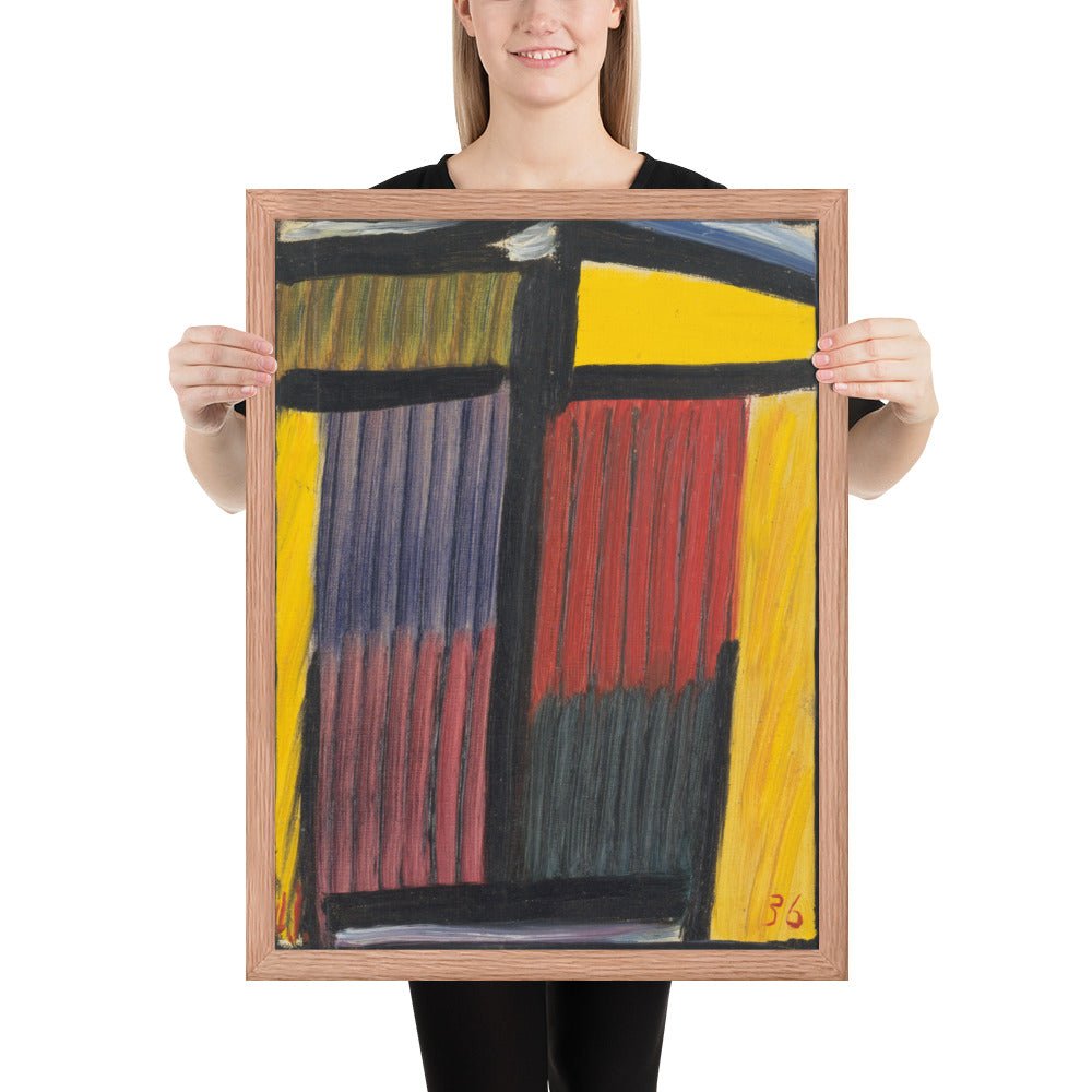 Meditation Yellow Head by Alexei Jawlensky, Framed poster