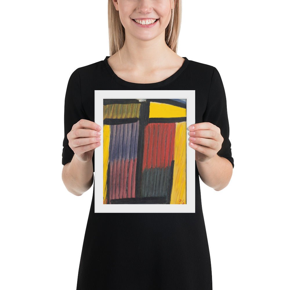Meditation Yellow Head by Alexei Jawlensky, Framed poster