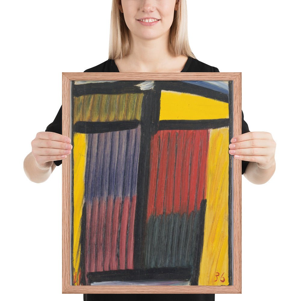 Meditation Yellow Head by Alexei Jawlensky, Framed poster
