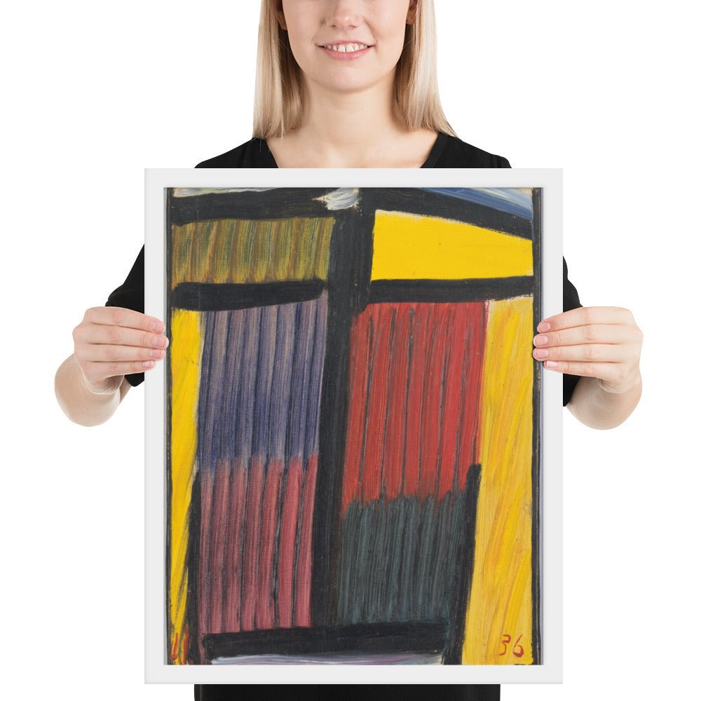 Meditation Yellow Head by Alexei Jawlensky, Framed poster