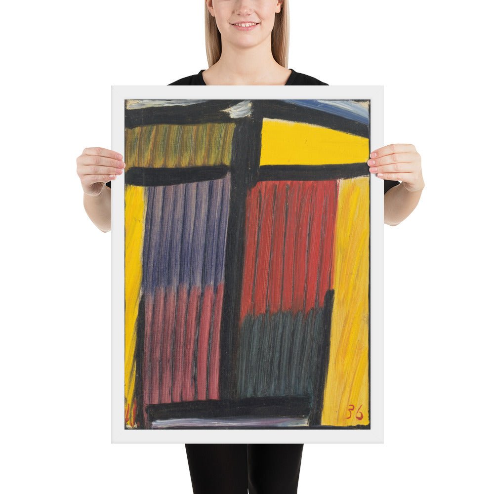 Meditation Yellow Head by Alexei Jawlensky, Framed poster