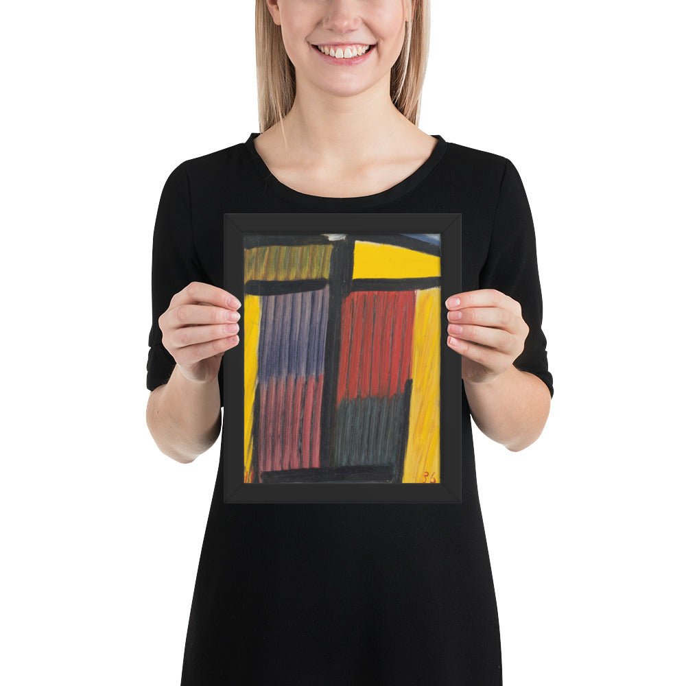 Meditation Yellow Head by Alexei Jawlensky, Framed poster