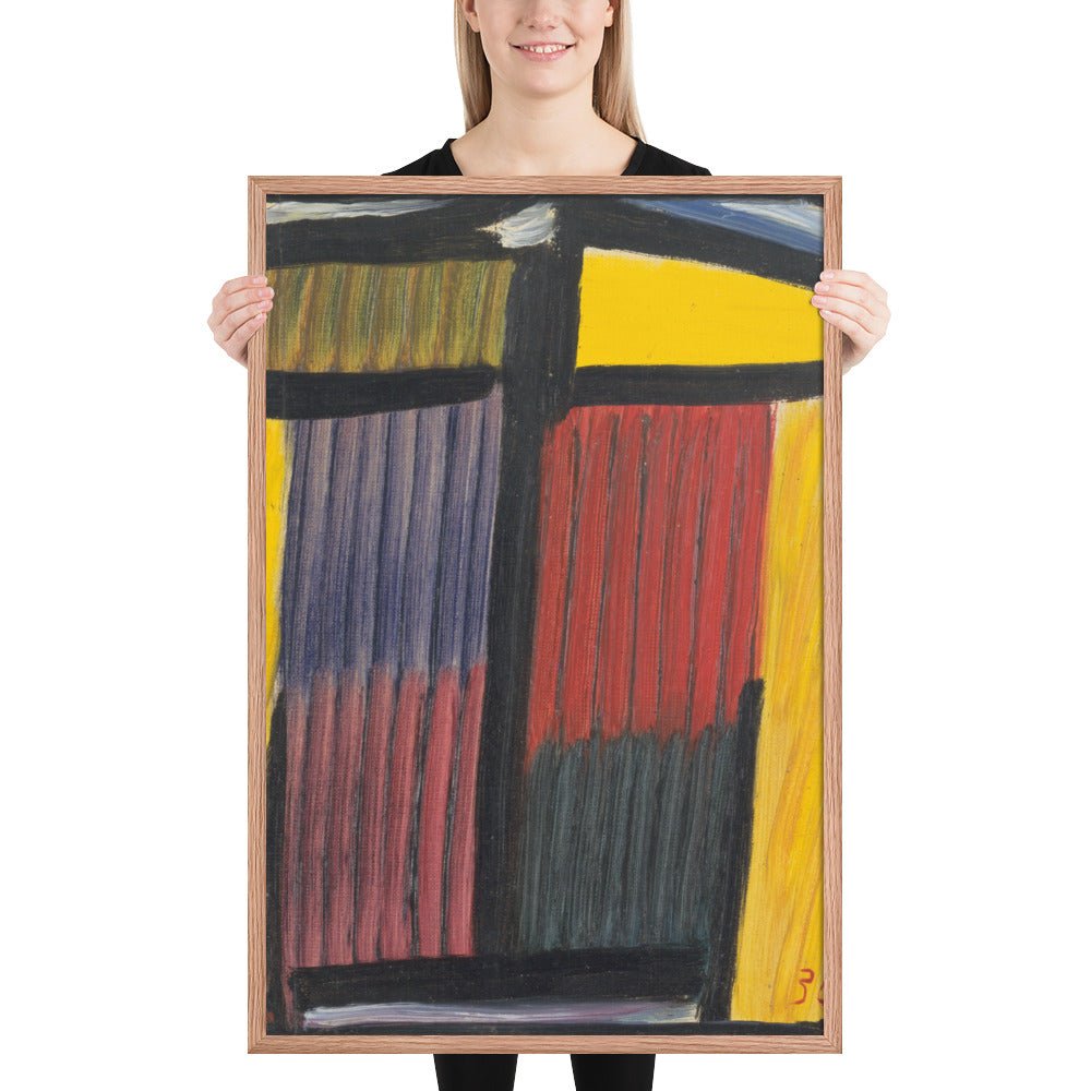 Meditation Yellow Head by Alexei Jawlensky, Framed poster
