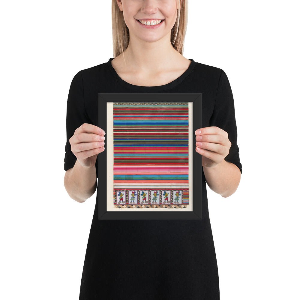 No 3 Horizon of Expectations, collage study for Universal Electronic Vacuum by Eduardo Paolozzi, Framed poster