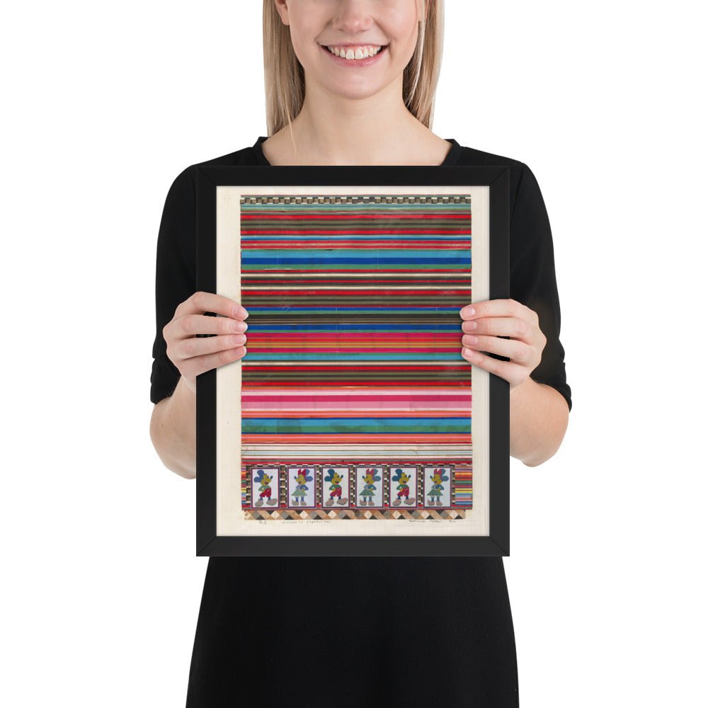 No 3 Horizon of Expectations, collage study for Universal Electronic Vacuum by Eduardo Paolozzi, Framed poster