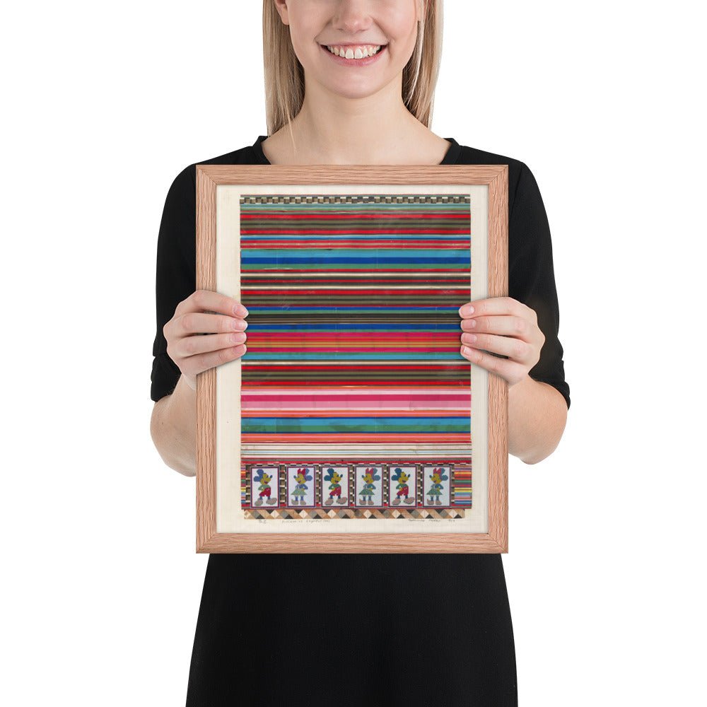 No 3 Horizon of Expectations, collage study for Universal Electronic Vacuum by Eduardo Paolozzi, Framed poster