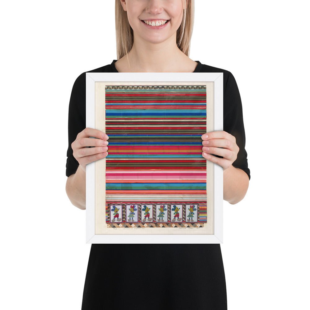 No 3 Horizon of Expectations, collage study for Universal Electronic Vacuum by Eduardo Paolozzi, Framed poster