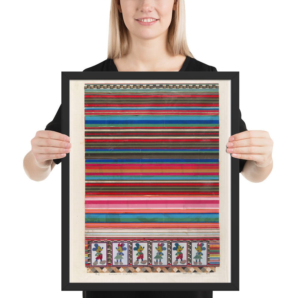 No 3 Horizon of Expectations, collage study for Universal Electronic Vacuum by Eduardo Paolozzi, Framed poster