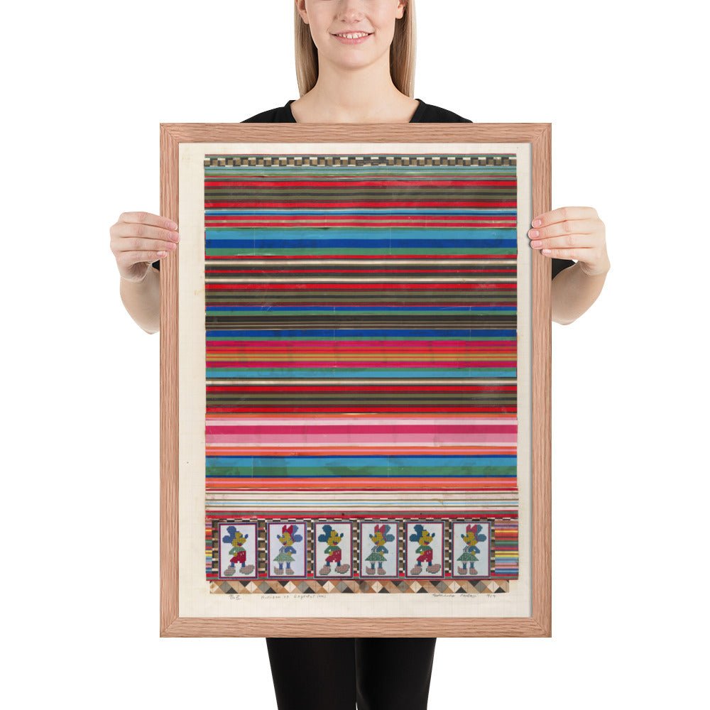 No 3 Horizon of Expectations, collage study for Universal Electronic Vacuum by Eduardo Paolozzi, Framed poster