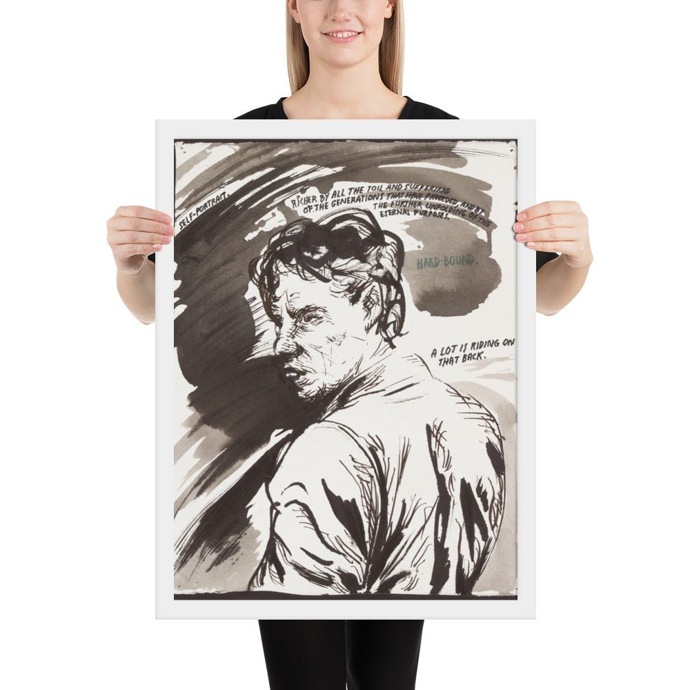 No Title by Raymond Pettibon, Framed poster