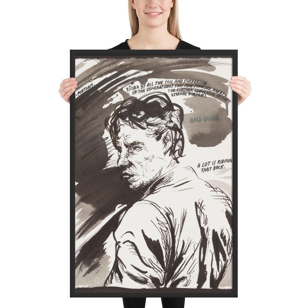 No Title by Raymond Pettibon, Framed poster