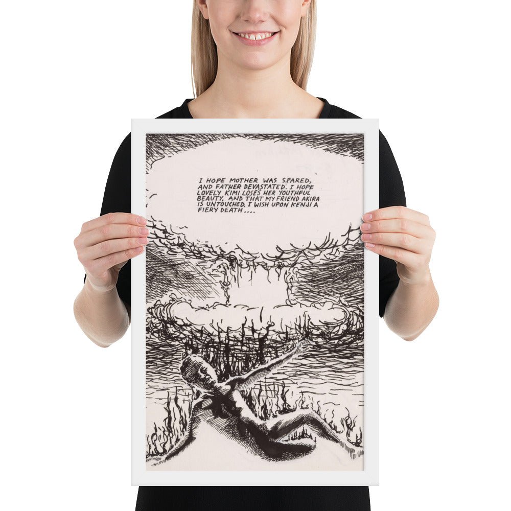 No Title by Raymond Pettibon, Framed poster