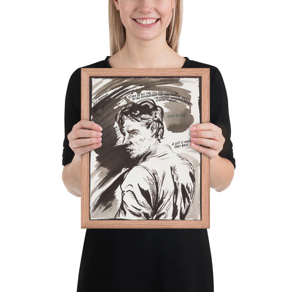 No Title by Raymond Pettibon, Framed poster