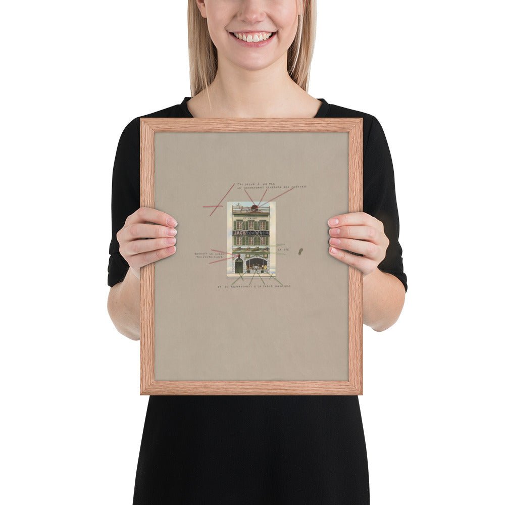 Objet from VVV Portfolio by André Breton - Poème, Framed poster