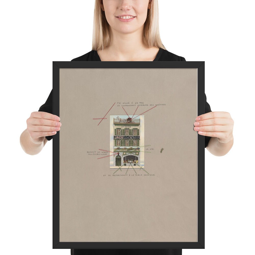 Objet from VVV Portfolio by André Breton - Poème, Framed poster