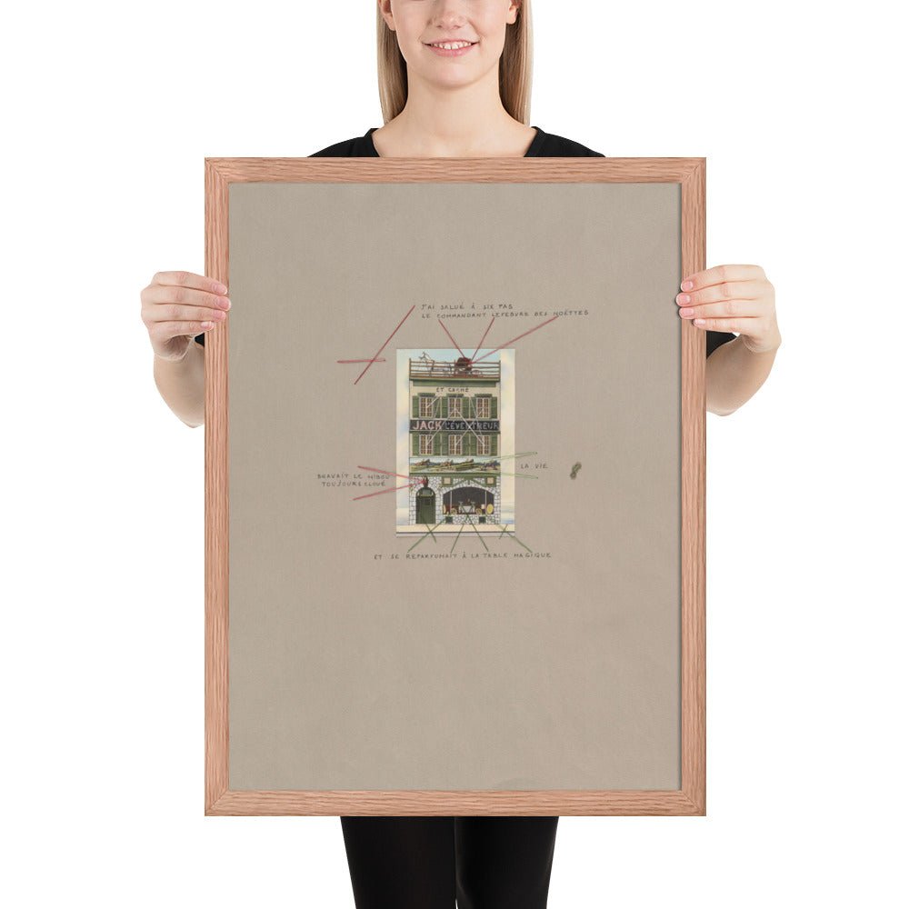 Objet from VVV Portfolio by André Breton - Poème, Framed poster