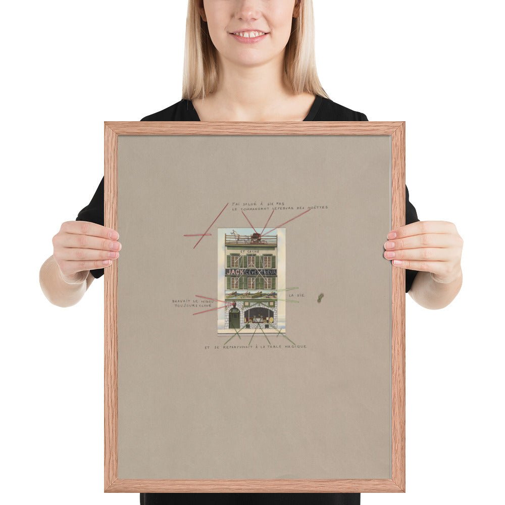Objet from VVV Portfolio by André Breton - Poème, Framed poster