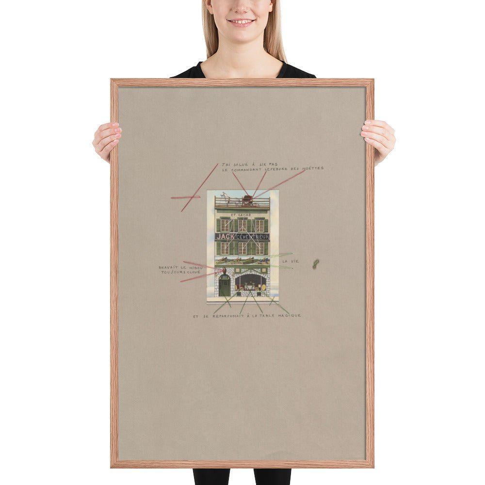 Objet from VVV Portfolio by André Breton - Poème, Framed poster