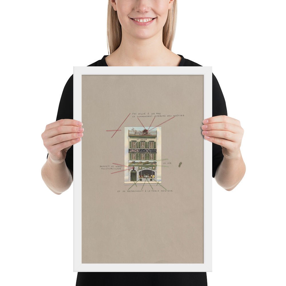 Objet from VVV Portfolio by André Breton - Poème, Framed poster