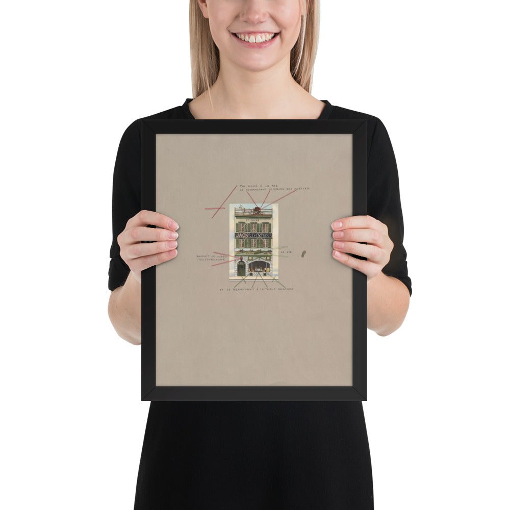 Objet from VVV Portfolio by André Breton - Poème, Framed poster