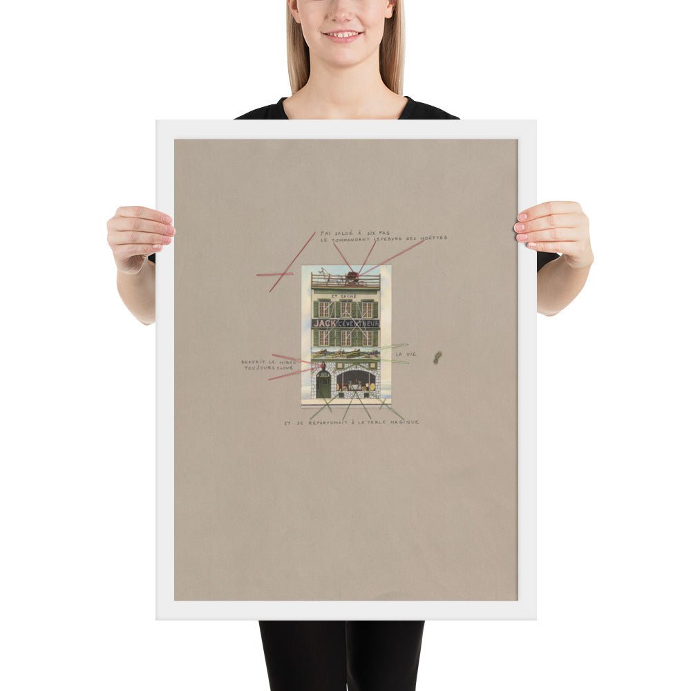 Objet from VVV Portfolio by André Breton - Poème, Framed poster