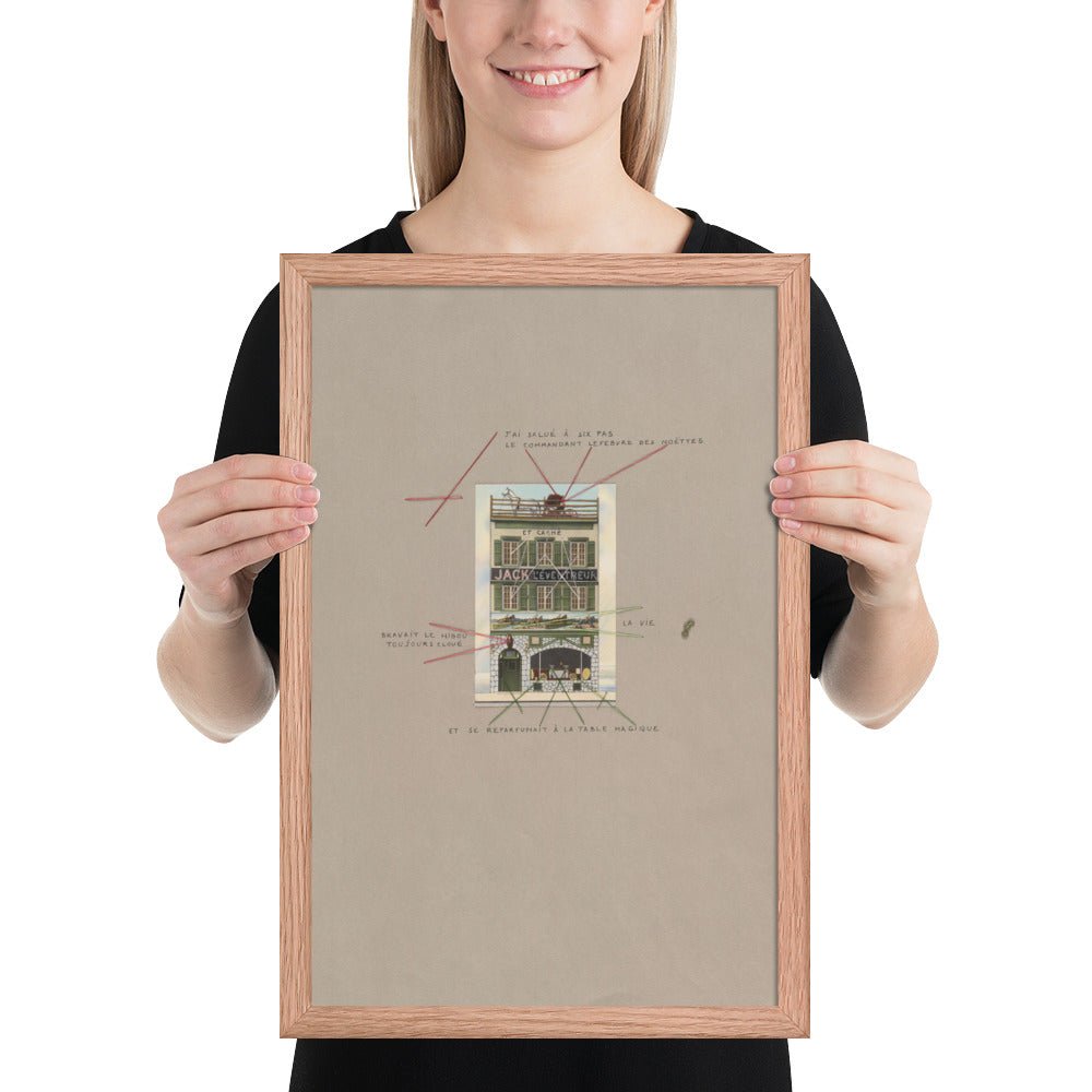 Objet from VVV Portfolio by André Breton - Poème, Framed poster