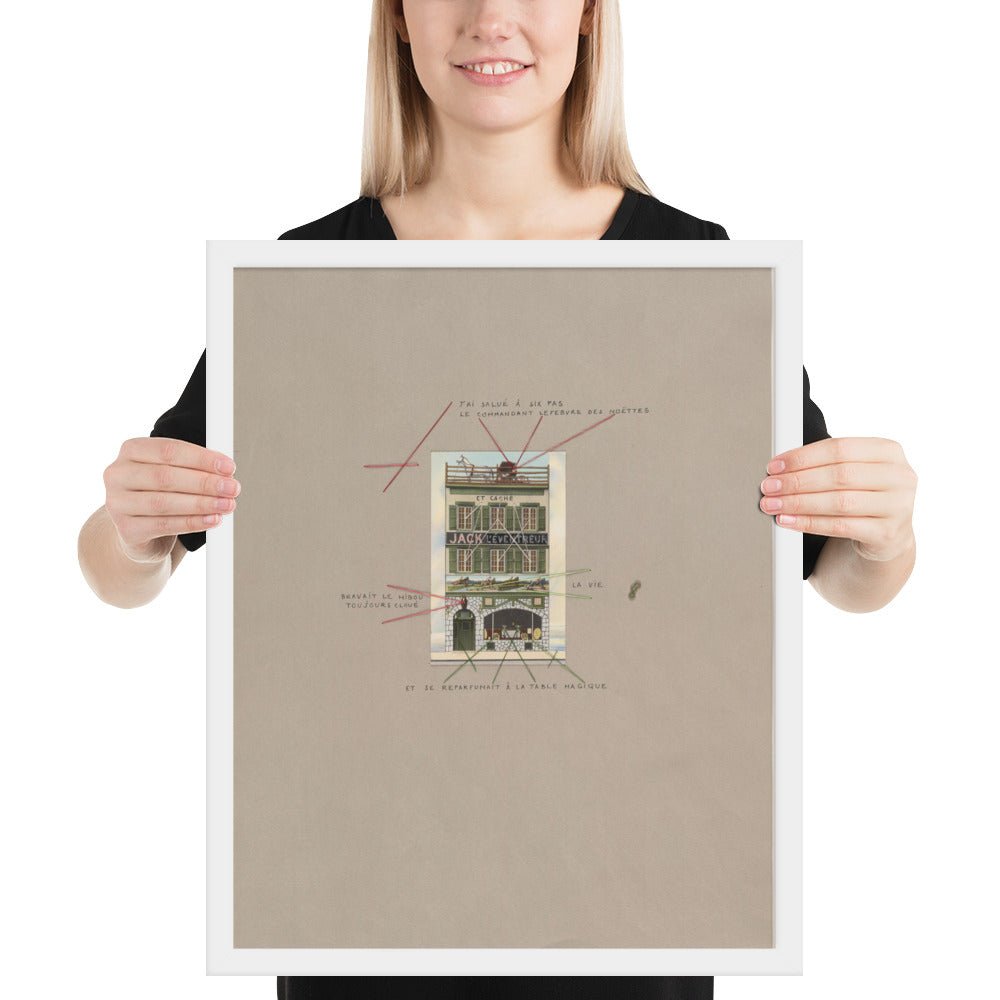 Objet from VVV Portfolio by André Breton - Poème, Framed poster