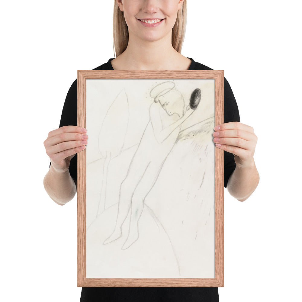 Palla-Santa by Enzo Cucchi, Framed poster