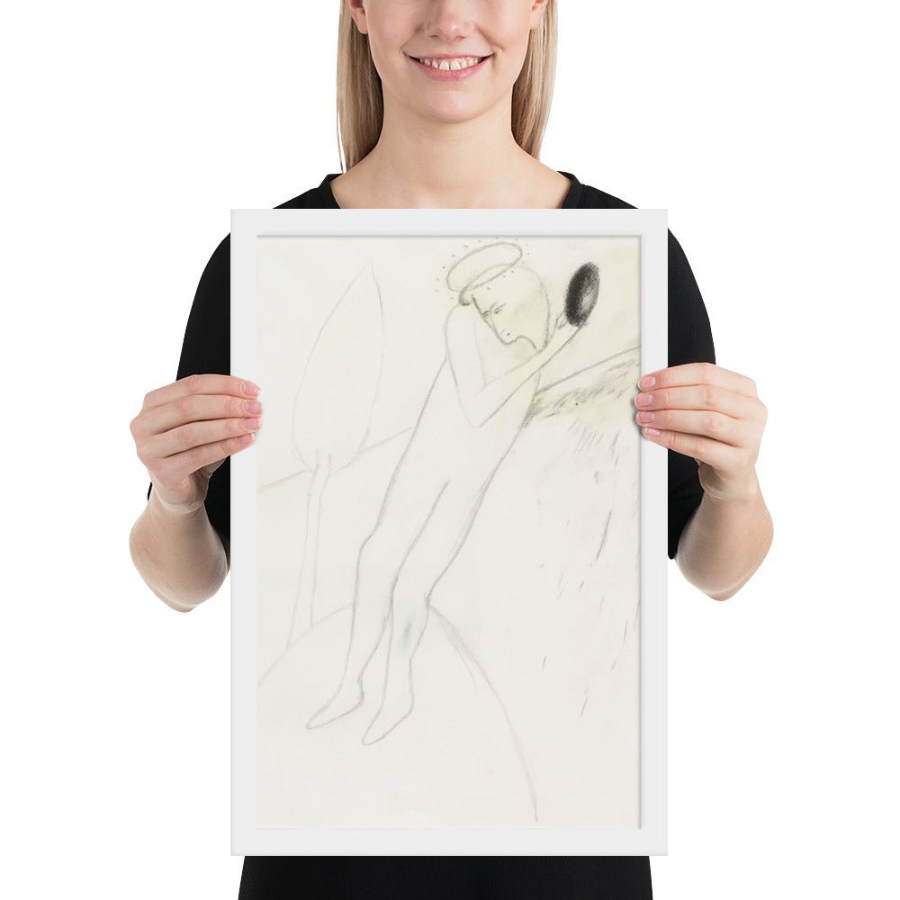 Palla-Santa by Enzo Cucchi, Framed poster