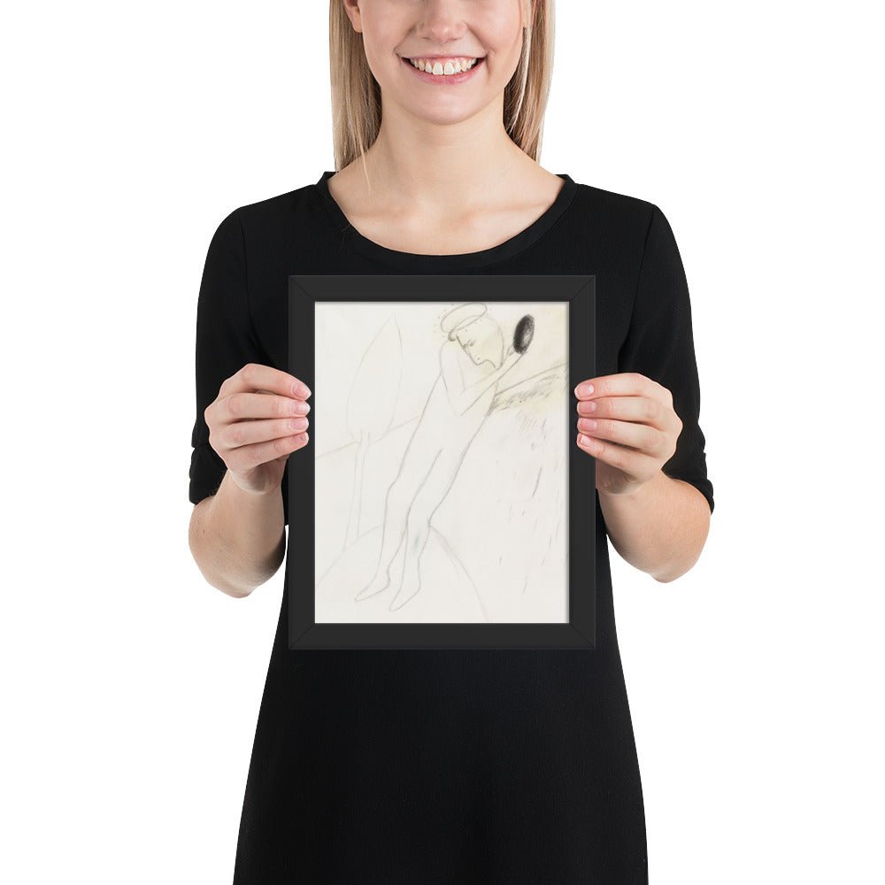 Palla-Santa by Enzo Cucchi, Framed poster