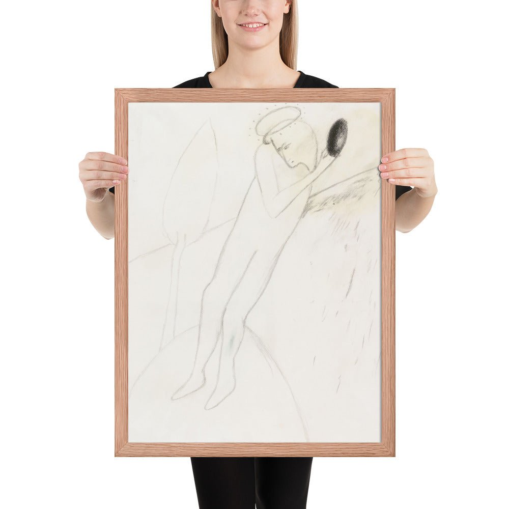 Palla-Santa by Enzo Cucchi, Framed poster