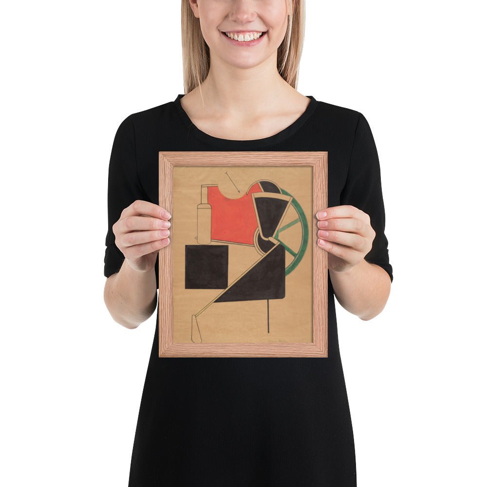 Pompe à combustible by Francis Picabia, Framed poster