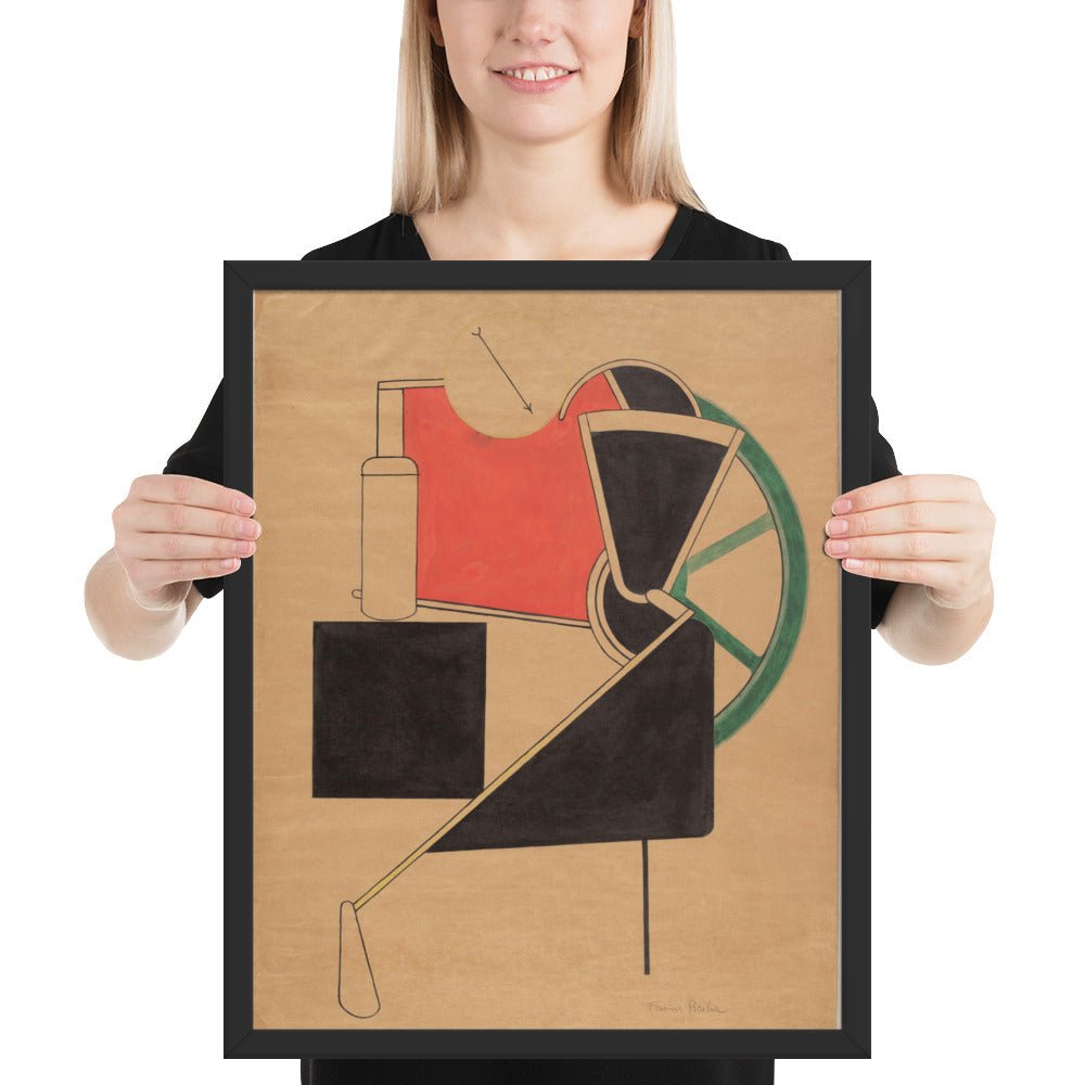 Pompe à combustible by Francis Picabia, Framed poster