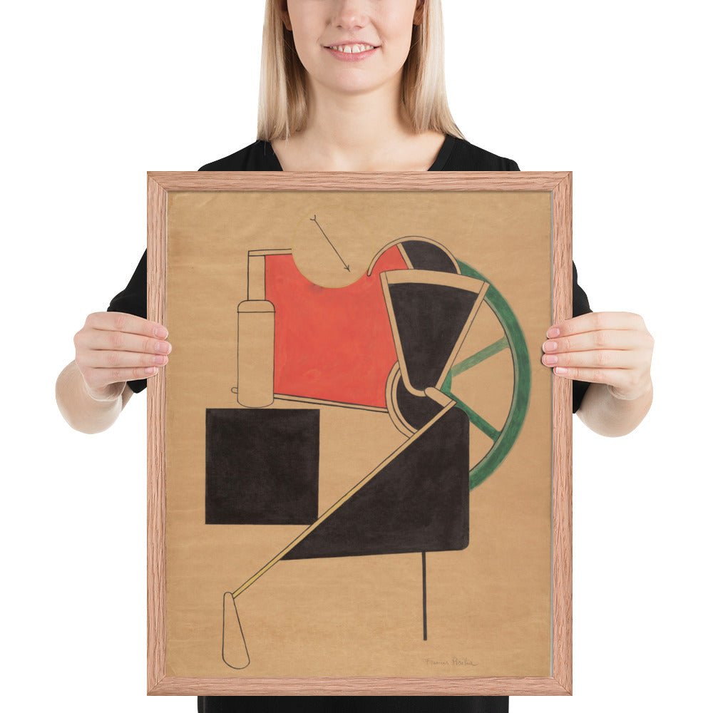 Pompe à combustible by Francis Picabia, Framed poster