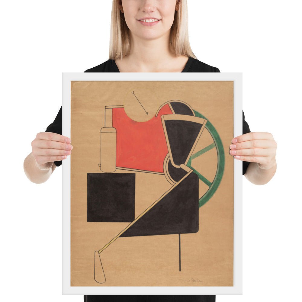 Pompe à combustible by Francis Picabia, Framed poster