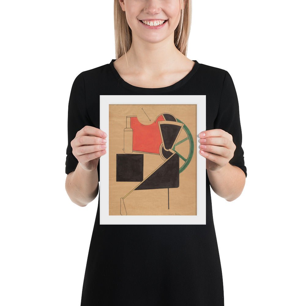 Pompe à combustible by Francis Picabia, Framed poster