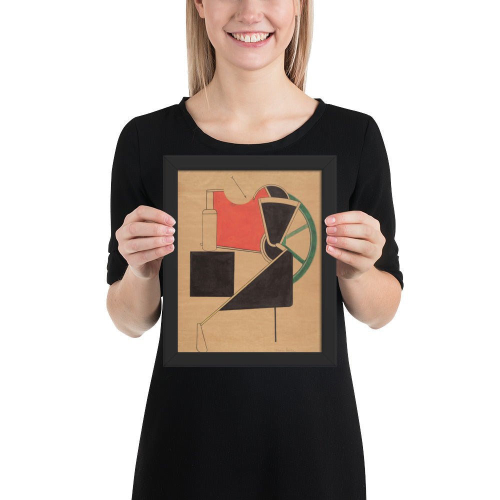 Pompe à combustible by Francis Picabia, Framed poster