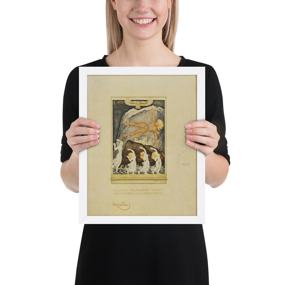 Prometheus by Frantisek Kupka, Framed poster
