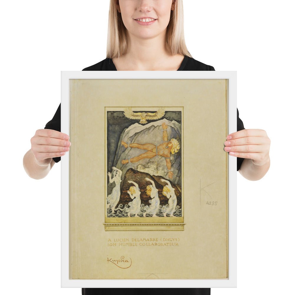 Prometheus by Frantisek Kupka, Framed poster