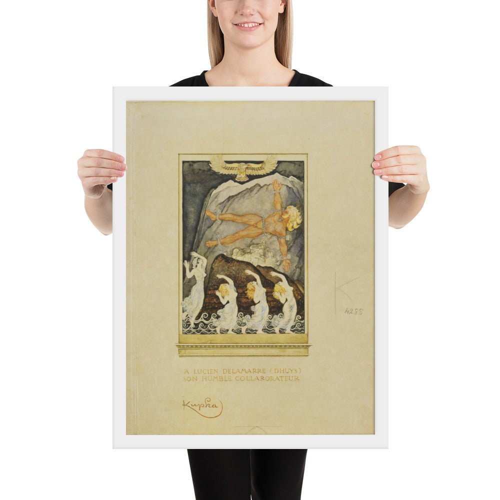 Prometheus by Frantisek Kupka, Framed poster