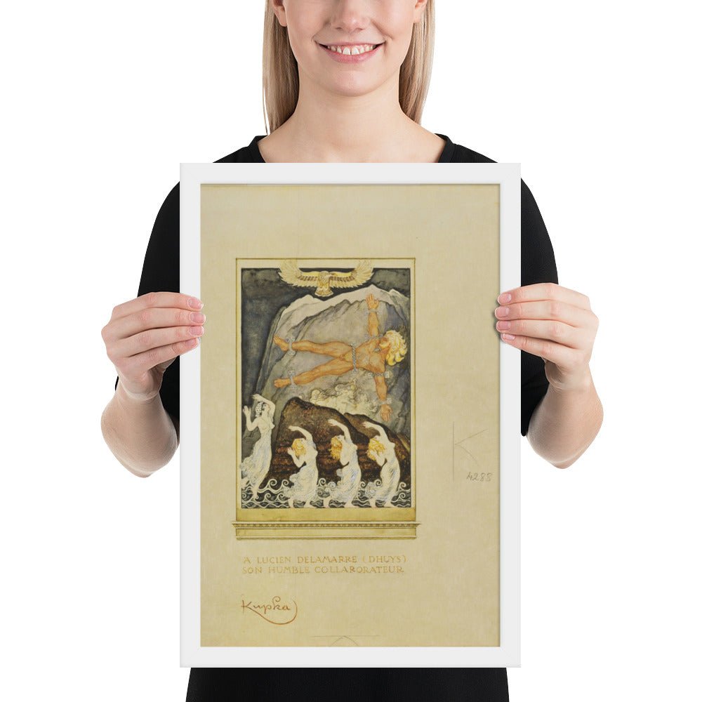 Prometheus by Frantisek Kupka, Framed poster