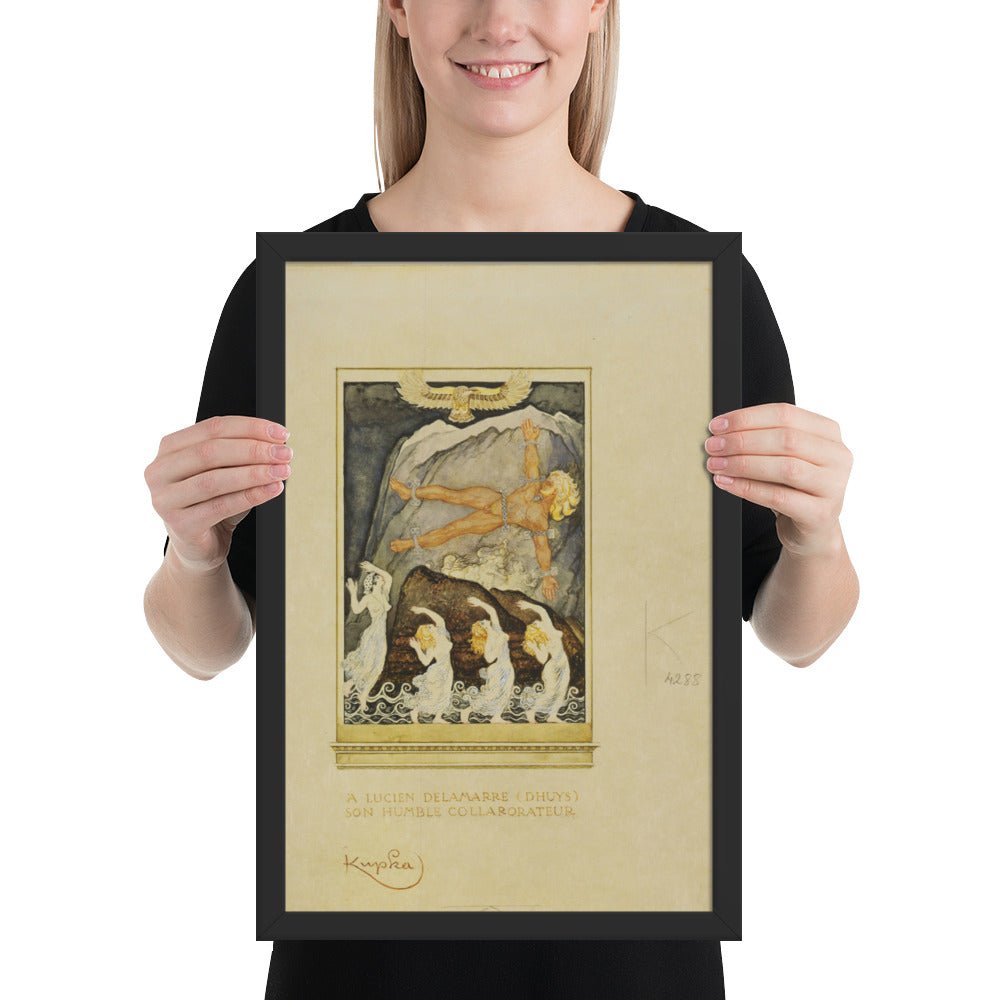 Prometheus by Frantisek Kupka, Framed poster