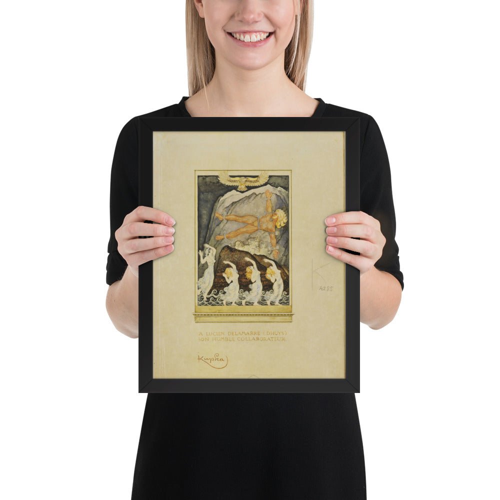Prometheus by Frantisek Kupka, Framed poster