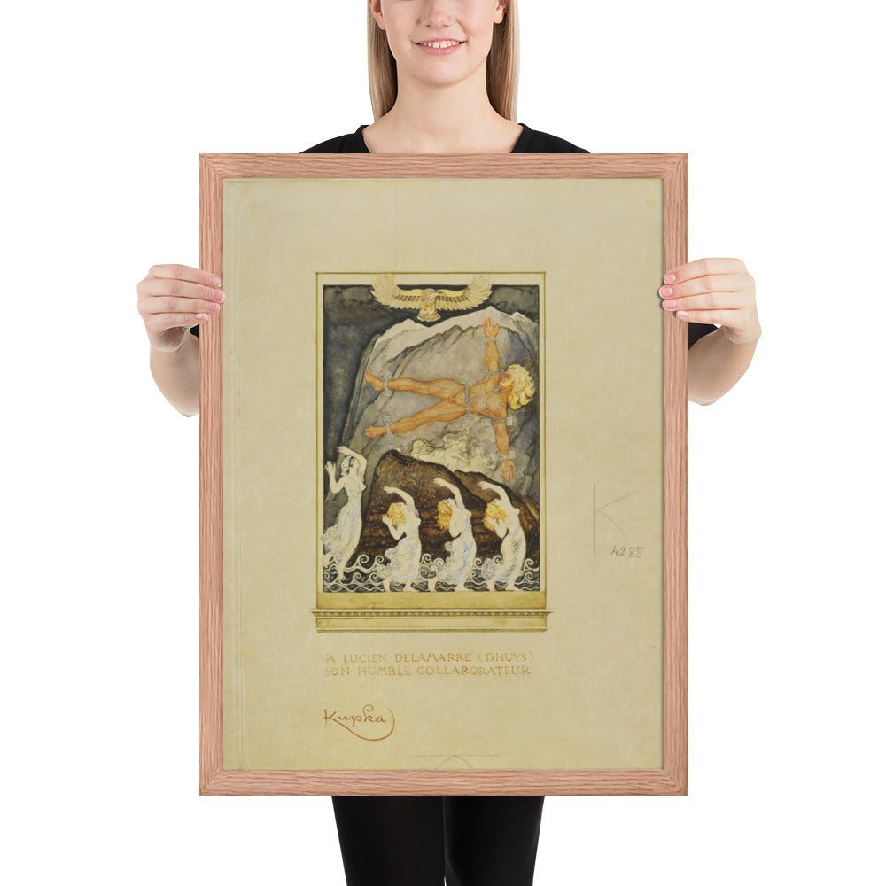 Prometheus by Frantisek Kupka, Framed poster