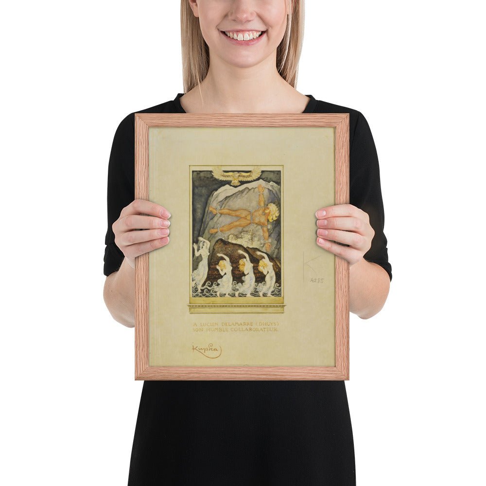Prometheus by Frantisek Kupka, Framed poster