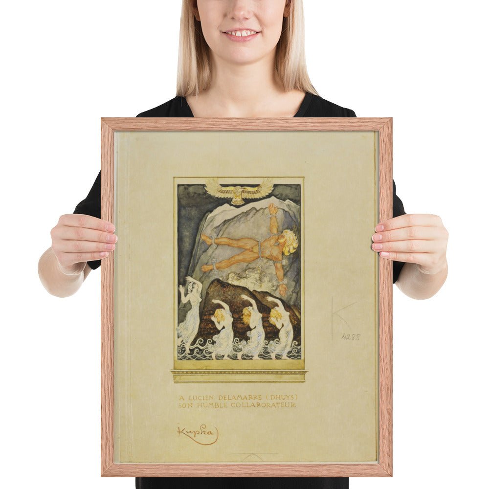 Prometheus by Frantisek Kupka, Framed poster