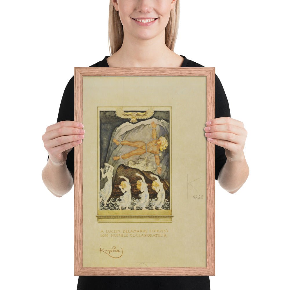 Prometheus by Frantisek Kupka, Framed poster