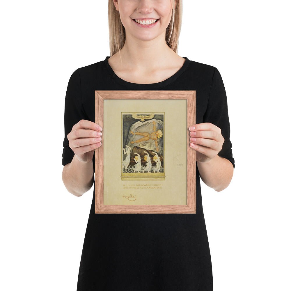 Prometheus by Frantisek Kupka, Framed poster