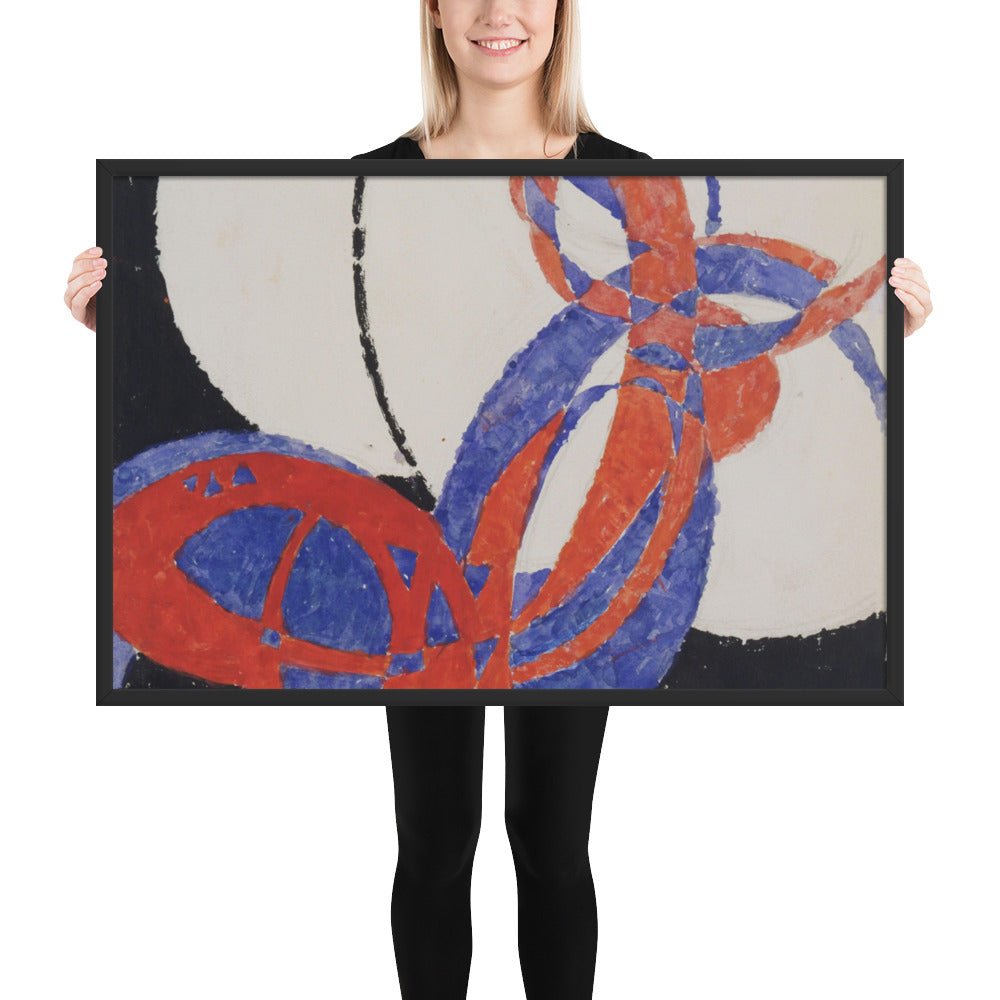 Replica of Fugue in Two Colors Amorpha, 1912 by Frantisek Kupka, Framed poster