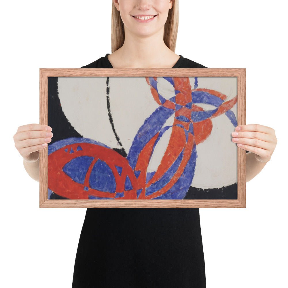 Replica of Fugue in Two Colors Amorpha, 1912 by Frantisek Kupka, Framed poster